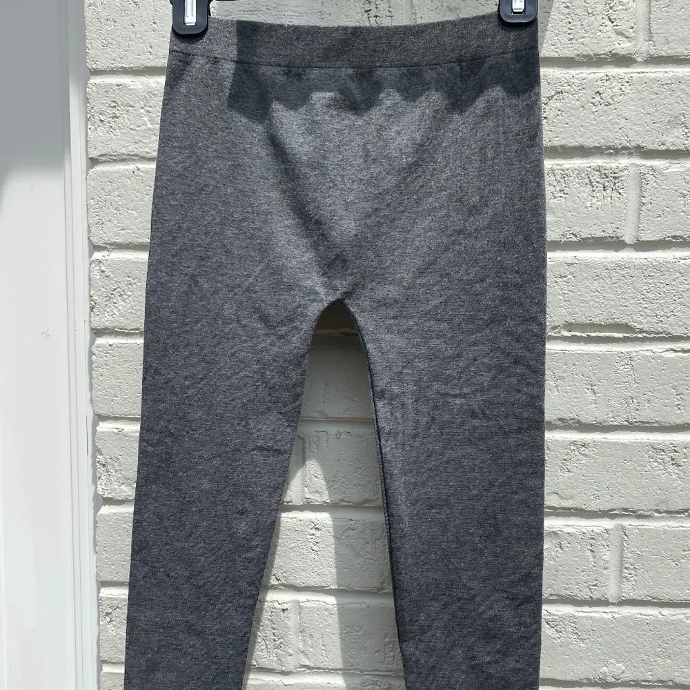 Poof leggings gray girl Medium 10/12